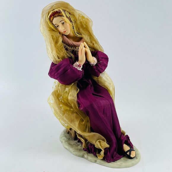 Member's Mark Other - Member's Mark Large Nativity Mary Figurine 2005 Hand-Painted Christmas 10.5 inch